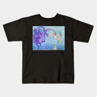 ice cream kraken Kids T-Shirt